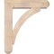 Ekena Millwork Thorton Craftsman Smooth Bracket w/ Offset Brace, Douglas Fir, 7 1/2"W x 32"D x 38"H BKT0806X32X38THR04SDF - alternate 4